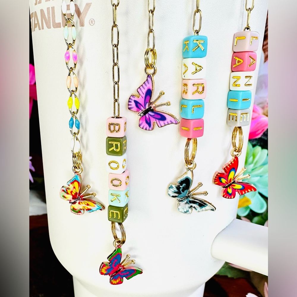 Butterfly Charm Stanley Cup Accessories Stanley Charm Butterfly Tumbler Charm